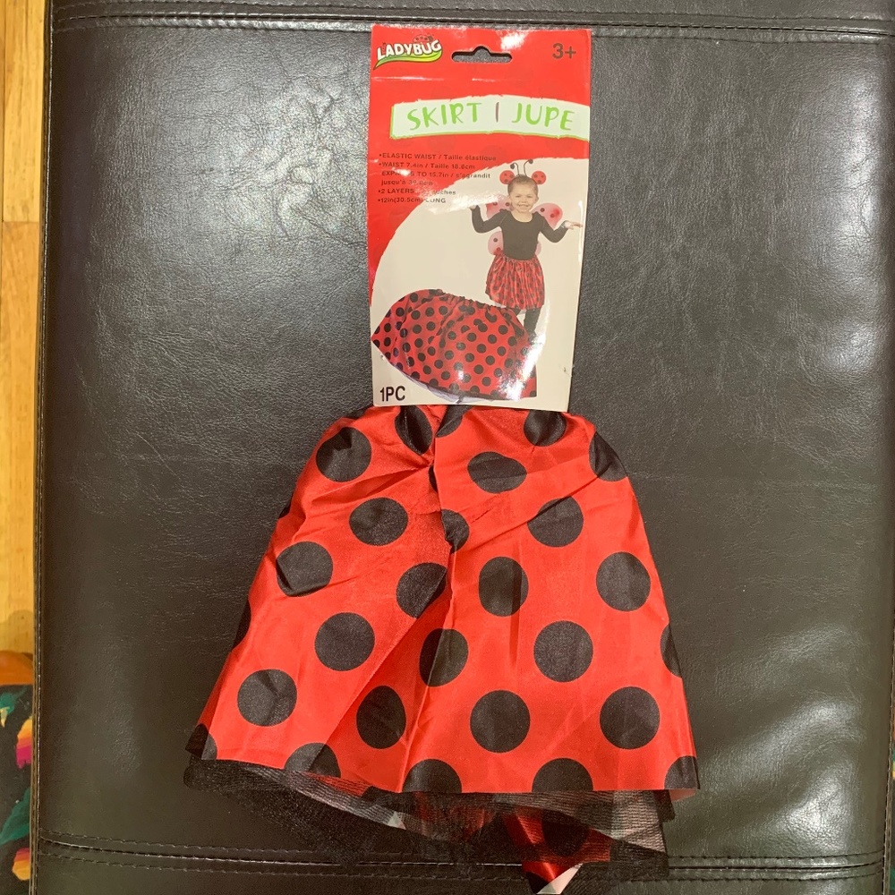 Ladybug Costume Skirt